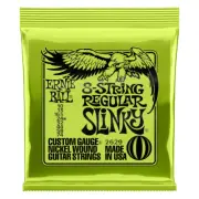 Ernie Ball 2629 Regular Slinky Guitar Strings; 8-string set gauges 10-74