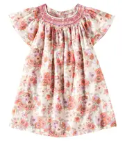 [Bonpoint] Bonpoint Arlene floral cotton dress Y 14 pink