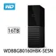 WD My Book 16TB 3.5吋外接硬碟 WDBBGB0160HBK-SESN