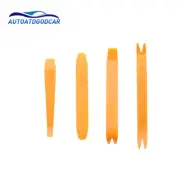 4PC Plastic Car Radio Door Clip Tool Panel Trim Dash Audio Removal Installer Pry