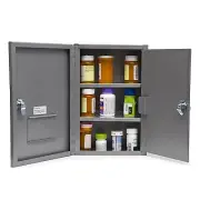Graham-Field 3007 Grafco Locking Narcotics Safe Steel Drug Cabinet with...