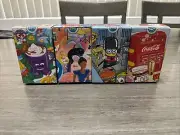 COMPLETE SET (4) McDonald's Glass 2024 Barbie Grimace Coca Cola Minions New