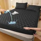 Solid Color Matress Protector Waterproof Mattress Pad Mattress Cover Bedroom