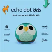 Amazon Echo Dot Kids (Newest Model), Designed for Kids, with Parental Controls,