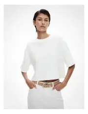 [Witchery] Boxy Crop Tee in Fresh White