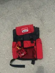 Vintage Marlboro Adventure Team Large Camping Hiking Backpack Nylon Waist Belt