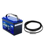 Adventure Kings 120Ah Lithium Battery Prismatic Cells LiFePO4+ Solar Extension Lead - 6 Metre