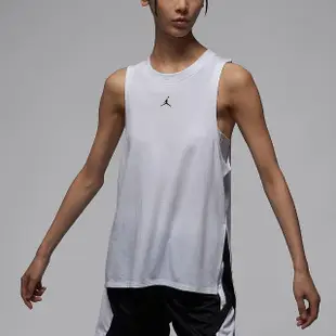 【NIKE 耐吉】背心 上衣 透氣 排汗 運動 女 AS W J SPT DIAMOND TANK Dri-FIT 白 Jordan 喬丹(FB4630100)