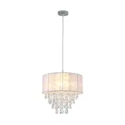 Dahlia Modern Elegant Pendant Lamp Chandelier Ceiling Light - White