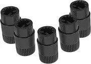 Totority Guitar Accessories 5pcs Plastic Knob Cap Volume Control Knob for Electric Guitar