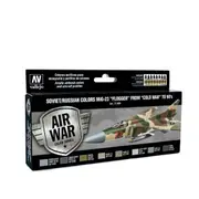 Vallejo Model Air Soviet / Russian MiG-23 "Flogger" from 70's to 90's (8) Acrylic Paint Set