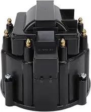 Distributor Cap Rotor Replacement Kits, Large Distributor Cap Rotor Kit, Replacement Distributor Cap Tune Up Assembly for K549 SBC 283 305 307 327 350 400 BBC 454 396 427 (Black)