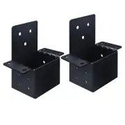 Pergola Brackets (2 Pack), Post Top Rafter Brackets, 4.2mm Thick Iron Steel P...