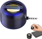 Portable 5X Speaker Amplifier–Plug & Play for Music/Calls, Portable Mobile Phones Sound Amplifier, Clear Sound with 3.5mm and Type-C for Smartphone Tablet Notebook (Blue,Type-c)