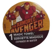 Ironman Marvel Armored Hero Face Washer Towel Children Bath All Cotton Magic #9