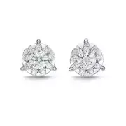 Memoire Bouquet Diamond Collection Earrings 0.50 ctw these have a 1.00 cts total