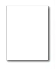 Letter-Size Posting Sheets w Adh Strip, 8.5"x 11" White 65-lb Cover - 250 Sheets