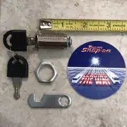 MAC Snap On Tool Box Replacement Lock Standard Cylinder 2 Keys & Sticker