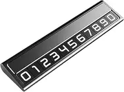 Temporary Car Parking Card, Dashboard Telephone Number Plate, Auto Temporary Stop Sign, Car Dashboard Stop Indicator, Temporary Parking Number Plate, Vehicle Dashboard Stop Sign