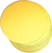 qiqee 25.4cm Gold Cake Boards Round 30-Packs Circles Rounds Base Food-Grade Cardboard Cake Plate(Thinner But Stronger, 10 Inch)