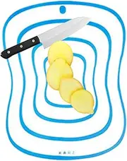 Cutting Mat for Kitchen, Non Slip Cutting Board, Household Fruit Cutting Board, Flexible Non-Slip Cutting Board Mat, Cutting Board for Meat, Vegetables and