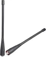 [Bingfu] Dual Band VHF UHF 136-174MHz 400-470MHz Ham Radio Antenna Handheld Two Way Radio Walkie Talkie SMA Female Soft Antenna 2-Pack for Kenwood Wouxun Baofeng BF-F8HP UV-5R UV-82 BF-888S GT-3 Radio