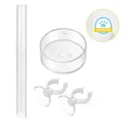1 Set automatic fish feeder for aquarium Feeding Tube Blood Worms Shrimp
