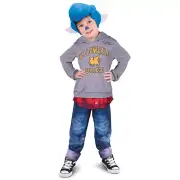 Disney's Onward Ian Lightfoot Boys Halloween Costume Top Pants Headpiece Wig Ear