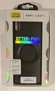 Otterbox PopSockets Otter+Pop Symmetry Series Phone Case For iPhone X XS Black