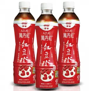 【愛健】萬丹紅紅豆水530ml(24入/箱)