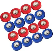 Milisten 32pcs Tabletop Curling Game Accessories Set Includes Shuffleboard Rollers and Beads for Adults Fun and Durable Table Soccer Game Enhancements