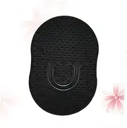HAMPPLIES 12pcs Finger Massage Comb Portable Hair Brushes Scalp Massager Material for Hair Care Styling Shampooing Slip Design Black