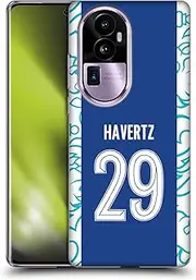 Head Case Designs Officially Licensed Chelsea Football Club Kai Havertz 2022/23 Players Home Kit Soft Gel Case Compatible with Oppo Reno10 Pro+