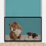 Mesh Pet Gates, Portable Mesh Dog Gate 43"x28", Mesh Magic Pet Dog Gate