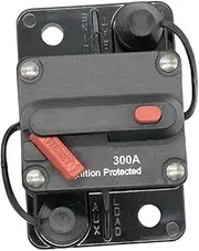 ULTECHNOVO Circuit Breaker Manual Waterproof Circuit Breaker Auto Reset Circuit Breaker 300a Mini Circuit Breaker for Car Fuse Automotive Fuses Rcd Breaker