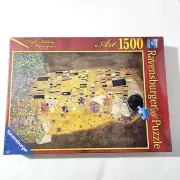 Jigsaw Puzzle Ravensburger 1500 Masterpiece Artwork The Kiss