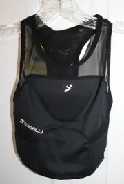 STORELLI WOMENS BODYSHIELD CROP TOP PADDED GOALKEEPER BASE LAYER SMALL, BLACK