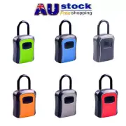 4-Digit Combination Lock Key Safe Storage Box Padlock Security Home Outdoor NEW