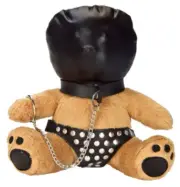 Bondage Bear Gimpy Glen Luxury Hooded Up Fluffy Toy Fetish Submissive Novelty
