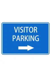 Visitor Parking Right Arrow | Parking Signs