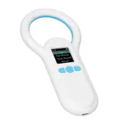 134.2Khz Pet Microchip Scanner Animal Ear Tag ID Reader 1.44 Inch TFT Display