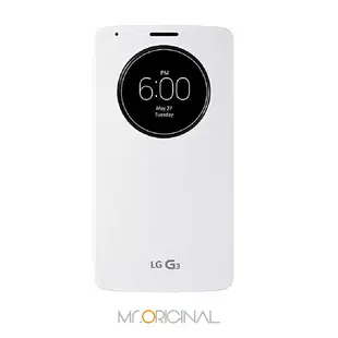 LG G3 D855 原廠視窗感應式皮套 白色/ 支援無線充電 (台灣公司貨) (2.7折)