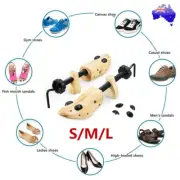 2-Way Shoe Tree Wooden Shoes Stretcher Expander Shaper Unisex Bunion Plugs AU