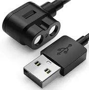 TUSITA Magnetic Charger Cable Compatible with LEDLENSER MH7 MH8 MH11 iH11R ML4 Headlamps Lights - 1.2M / 4ft.