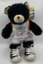 Build A Bear Oklahoma City Thunder Basketball Bear 17” Tall