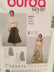 Burda Sewing Pattern 7001 Ladies Misses Skirt Size 8-18 Uncut
