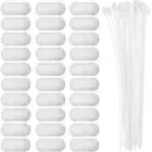30 Pack Nylon Lint Trap Washing Machine Lint Fabric Mesh Snare Lint Catcher
