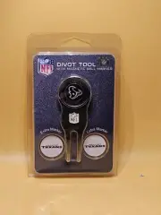 Houston Texans Team Golf Divot Tool With Magnetic Ball Marker