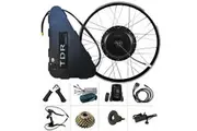 26-inch 1500W EBike Conversion Kit with 48V 28.8AH Battery 60km/h 110km Max