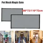 Retractable Pet Dog Gate Magic Child Baby Stair Gate Barrier Foldable Portable